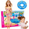 Súprava bábika + bazén Kaibibi Oddych pri bazéne