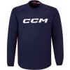 CCM Locker Room Fleece Crew YTH Navy L YTH