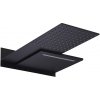 Imex Obdĺžniková hlavová sprcha 33 x 49 cm s 2 prúdmi čierna matná RPS490/NG