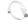 Kabel C-TECH USB 2.0 AM/Micro, 2m, bílý CB-USB2M-20W