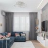 NEDES TA1304/W Stropné LED svietidlo s diaľkovým ovládačom 70W, 3000K-6500K, 5600lm, IP20, biela