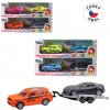 Auto s prívesom a vozidlom 19 cm