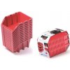 Prosperplast Set úložných boxů 12ks BINEER LONG SET 120x77x60mm červený