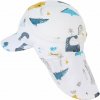 STERNTALER Šiltovka s ochranou krku organická bavlna ecru dino chlapec-47 cm-9-12 m