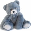 Plyšový medvedík Ours Oscar Blue Jean Histoire d’ Ours v darčekovom balení modrý 25 cm od 0 mes