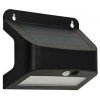 Brilum | LED solárne nástenné svietidlo so senzorom SOLTO LED/6W/3,7V 4000K IP54 2400 mAh čierne | OE-STLR64-00