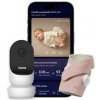 Súprava kamery a inteligentné ponožky Owlet Dream Duo inteligentná ponožka matne ružová a kamera Cam 2 biela