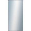 DANTIK - Zrkadlo v rámu, rozmer s rámom 60x120 cm z lišty Hliník platina (7003019)