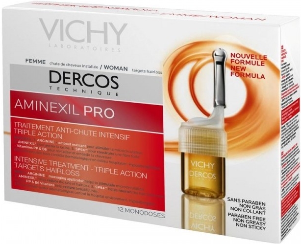 Vichy Dercos Femme kúra proti vypadávaniu vlasov pre ženy 12 x 6 ml od  45,89 € - Heureka.sk