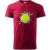 Tenisová loptička v triku - Klasické pánske tričko vyššej gramáže - L ( Marlboro červená )
