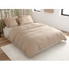 Textilomanie Hotelové obliečky z mikrovlákna JASMINE béžové - prúžok 2 cm, hotelové obálkové zapínanie Rozmer obliečky: 70 x 90 cm | 140 x 200 cm