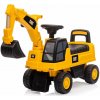 Detské odrážadlo bager so zvukom CAT Excavator Milly Mally žltý
