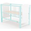 Detská postieľka New Baby ELSA bielo-mätová
