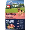 ONTARIO Dog Adult Large Beef & Rice 2,25 kg