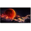 Foto obraz akrylový do obývačky Zatmenie mesiaca 100x50 cm