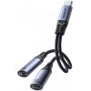 Joyroom SY-C03 adaptér USB-C / 2x USB-C, čierny