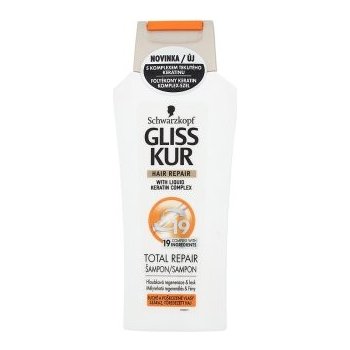 Schwarzkopf Gliss Kur Total Repair 19 šampón pre suché a poškodené vlasy 400 ml