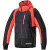 Bunda MO.ST.EQ HYBRID, ALPINESTARS (čierna/červená, veľ. 2XL)