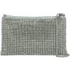 Dámska listová kabelka strieborná - Michelle Moon Pentti strieborná