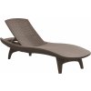 KETER PACIFIC cappuccino (230673) - polohovateľné záhradné lehátko