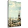 Vertikálny foto obraz na plátne Eiffelová veža Paríž 50x100 cm