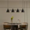 Lucande Servan závesná lampa, čierna, 4-plameňová - 9639674