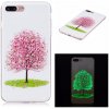 Kryt na iPhone 7 Plus / 8 Plus svietiaci Sakura & Cherry Blossom