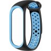 Eternico Sporty pro Xiaomi Mi band 5/6/7 solid black and blue APW-XMI7SP-SBB