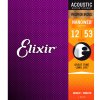 Elixir 16052 Nanoweb 012-053 Phospor Bronze, Light