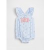 GAP Baby body s logom Modrá 6-12M