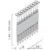 KMR hřebíky konvex 3,1x90mm ocel 3000ks