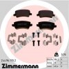 ZIMMERMANN Sada brzdových platničiek kotúčovej brzdy 24496.170.2
