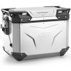 OBKEV48AL stříbrný levý kufr GIVI Trekker Outback EVO SMART hliníkový (boční), bez zámku, 48 ltr.