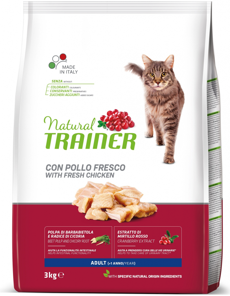 Trainer Natural Cat Adult kuracie mäsko 3 kg