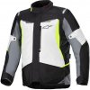 Bunda ST-1 WATERPROOF, ALPINESTARS (světle šedá/černá/žlutá fluo, vel. XL)