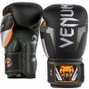 Boxerské rukavice Elite Boxing Gloves čierna/strieborná/Khaki VENUM veľ. 10oz