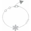 Guess Krásny oceľový náramok s kvetinou White Lotus JUBB04144JWRH 18,5 cm