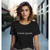 Bullshirt.sk Dámske tričko - Lorem Ipsum V1 Čierna XS