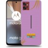 Picasee silikónový prehľadný obal pre Motorola Moto G32 - COONDA růžovka