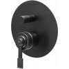 SAPHO VERSI podomietková sprchová batéria, 2 výstupy, čierna matná RV042/15