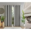 Zatemňovací záves Blackout Curtain 140 × 260 cm – sivý (Elegantné riešenie pre maximálne súkromie a pokojný spánok)