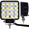 Pracovná halogénová LED lampa 48W 12V 24V hliníková