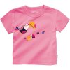 JAKO-O - Detské tričko ružové - Papagáje č.80/86