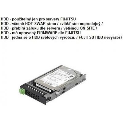 Fujitsu HD SAS 12G 2TB 7.2K HOT PL 3.5' BC, S26361-F5626-L200