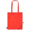 Berber skladacia RPET nákupná taška, červená