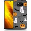 Picasee silikónový čierny obal pre Xiaomi Poco X3 - Spooky crew