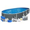Bazén Marimex Orlando Premium DL 3,66 x 7,32 x 1,22 m s pieskovou filtráciou a príslušenstvom