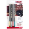 EDDING 1200 metalická fixka, súprava 4 farieb
