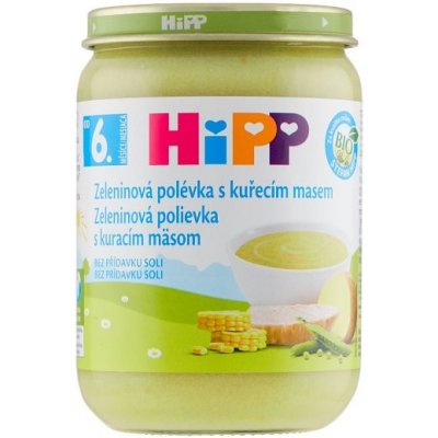 HiPP Bio zeleninová polievka s kuracím mäsom 190 g