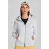 MIKINA GANT REG TONAL SHIELD ZIP HOODIE PALE GREY MELANGE